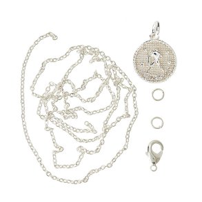 me&my BOX - Vedhæng DYI sæt - Stjernetegn - Vandmanden - Sølvbelagt 925