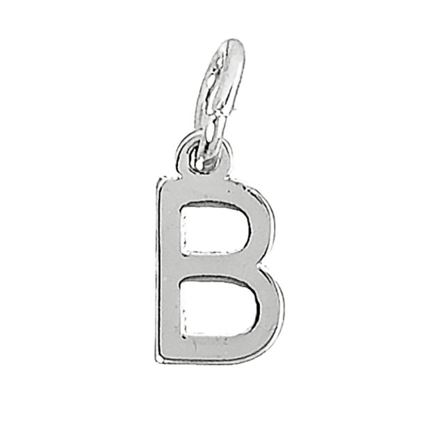 me&amp;my BOX - Vedh&#230;ng - Bogstav - B - S&#248;lvbelagt 925