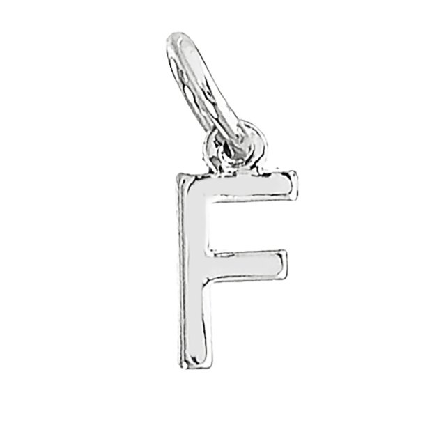 me&amp;my BOX - Vedh&#230;ng - Bogstav - F - S&#248;lvbelagt 925