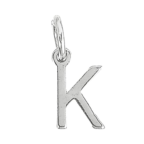 me&amp;my BOX - Vedh&#230;ng - Bogstav - K - S&#248;lvbelagt 925