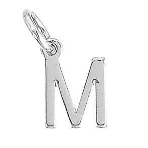 me&my BOX - Vedhæng - Bogstav - M - Sølvbelagt 925
