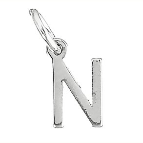 me&my BOX - Vedhæng - Bogstav - N - Sølvbelagt 925