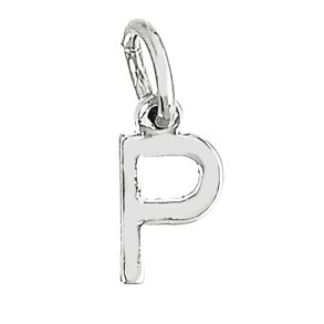 me&my BOX - Vedhæng - Bogstav - P - Sølvbelagt 925