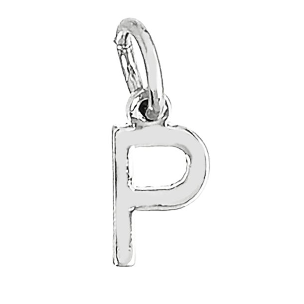 me&amp;my BOX - Vedh&#230;ng - Bogstav - P - S&#248;lvbelagt 925