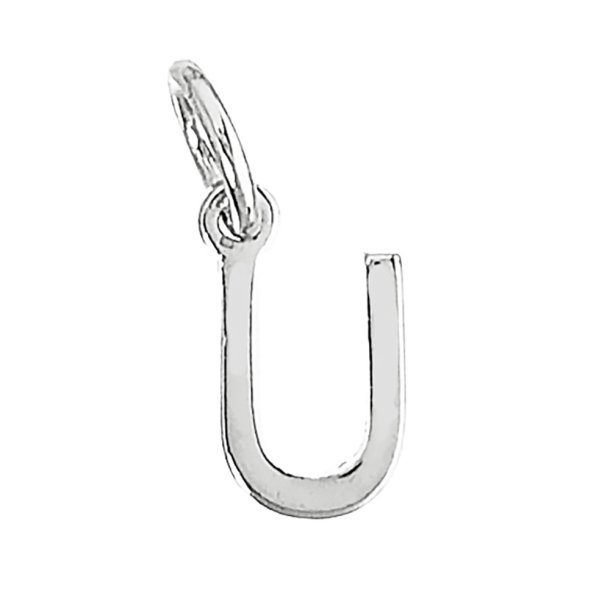 me&amp;my BOX - Vedh&#230;ng - Bogstav - U - S&#248;lvbelagt 925