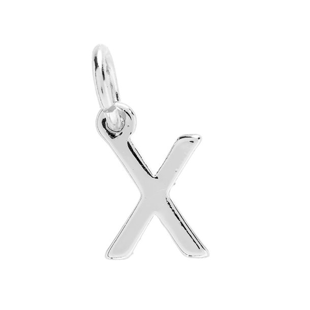 me&amp;my BOX - Vedh&#230;ng - Bogstav - X - S&#248;lvbelagt 925