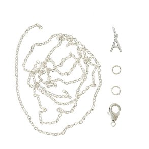 me&my BOX - Vedhæng DYI sæt - Bogstav - A - Sølvbelagt 925