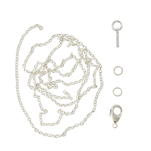 me&amp;my BOX - Vedh&#230;ng DYI s&#230;t - Bogstav - I - S&#248;lvbelagt 925