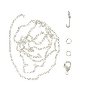 me&my BOX - Vedhæng DYI  sæt - Bogstav - J - Sølvbelagt 925