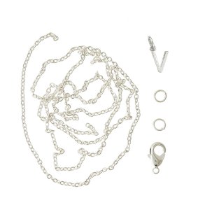 me&my BOX - Vedhæng DYI sæt - Bogstav - V - Sølvbelagt 925