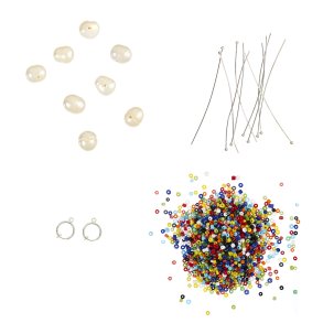 me&my BOX - Mini Smykke Kit Øreclips - Perle - Sølvbelagt 925