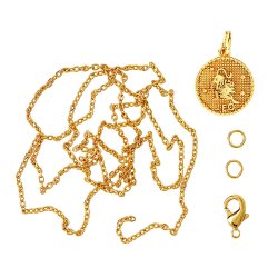 me&amp;my BOX - Smykke Kit - Stjernetegn - L&#248;ven - Guldbelagt 18K