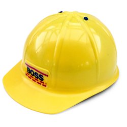 Corvus - Gul sikkerhedshjelm m. tekst