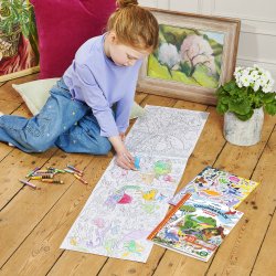 eeBoo - Fold-ud malebog - Dinosaurer