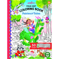 eeBoo - Fold-ud malebog - Feer og eventyr