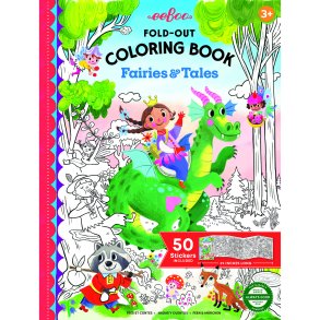 eeBoo - Fold-ud malebog - Feer og eventyr