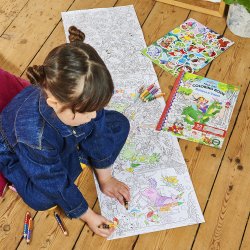 eeBoo - Fold-ud malebog - Feer og eventyr