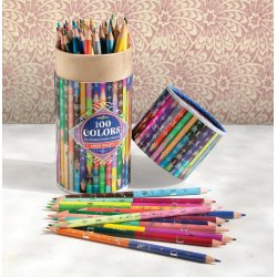 eeBoo - 50 Dobbelte farveblyanter - 100 farver