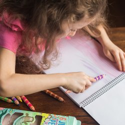 eeBoo - 6 dobbelte jumbo farveblyanter - Oddere