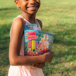 eeBoo - 6 dobbelte farveblyanter jumbo - King Fox