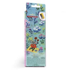 eeBoo - 6 dobbelte farveblyanter jumbo - Sweet Celebration