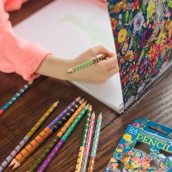 eeBoo - 12 dobbelte farveblyanter - Livets tr&#230;