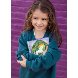 eeBoo - Dagbog med l&#229;s - Enhj&#248;rning