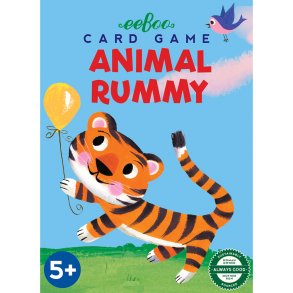 eeBoo - Kortspil - Rommy med dyr