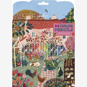 eeBoo - 24 farveblyanter - English Cottage