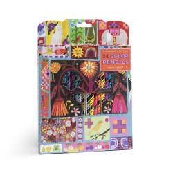 eeBoo - 24 farveblyanter - Dutch Quilt Sampler - Neon/metallic