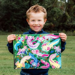 eeBoo - Puslespil 20 brk - Axolotl