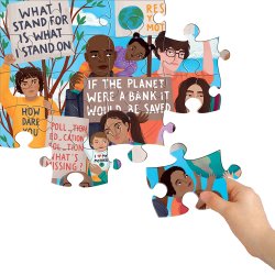 eeBoo - Puslespil 100 brk - Klimamarch