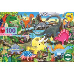 eeBoo - Puslespil 100 brk - Dinoland