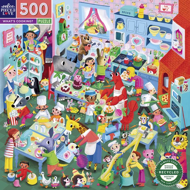 eeBoo - Puslespil 500 brk - What&#39;s Cooking