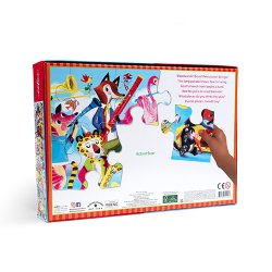 eeBoo - Puslespil 36 brk -  Den lange musikparade