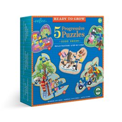 eeBoo - 5 puslespil 3-12 brk - Gode gerninger