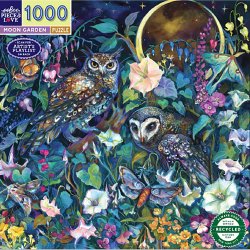 eeBoo - Puslespil 1000 brk - Moon Garden