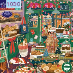 eeBoo - Puslespil 1000 brk - Holiday Bakery
