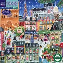 eeBoo - Puslespil 1000 brk - Paris Christmas