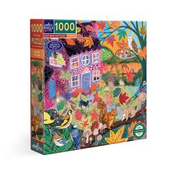 eeBoo - Puslespil 1000 brk - Autumn Cottage