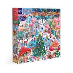 eeBoo - Puslespil 1000 brk - Christmas Flight