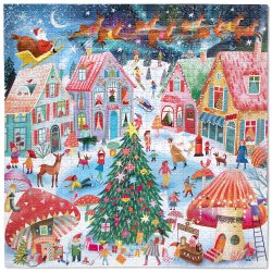 eeBoo - Puslespil 1000 brk - Christmas Flight