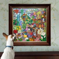 eeBoo - Puslespil 1000 brk - Alchemist&#39;s Greenhouse