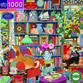 eeBoo - Puslespil 1000 brk - English Cottage Library