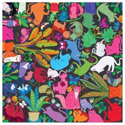 eeBoo - Puslespil 1000 brk - Cats at Work