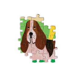 eeBoo - Puslespil 1000 brk - Hunde i parken