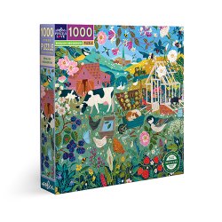 eeBoo - Puslespil 1000 brk - English Hedgerow