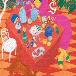 eeBoo - Puslespil 1000 brk - Brunch i haven