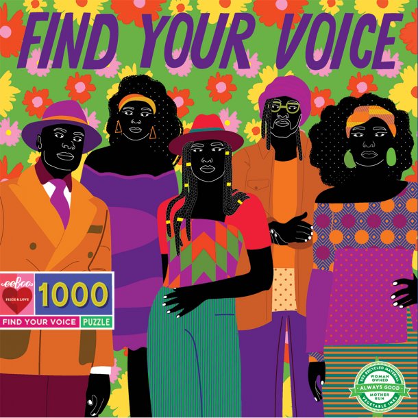 eeBoo - Puslespil 1000 brk - Find Your Voice
