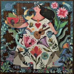 eeBoo - Puslespil 1000+ brk - Moder jord